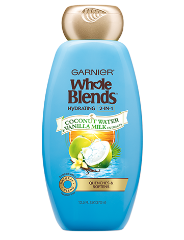 Garnier Whole Blends Coconut Water & Vanilla Milk Hydrating 2-in-1 Shampoo 12.5 oz